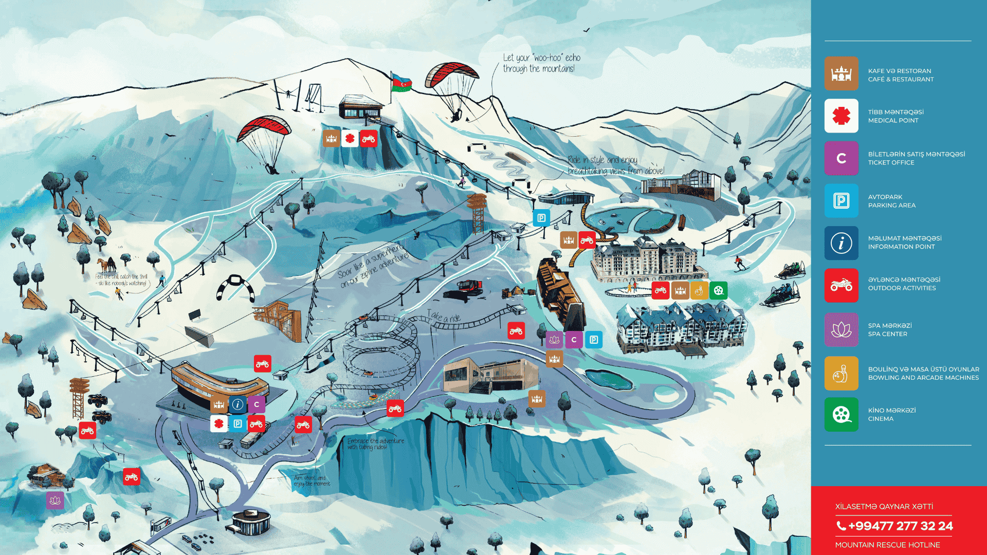 חבילות סקי באזרבייג'ן